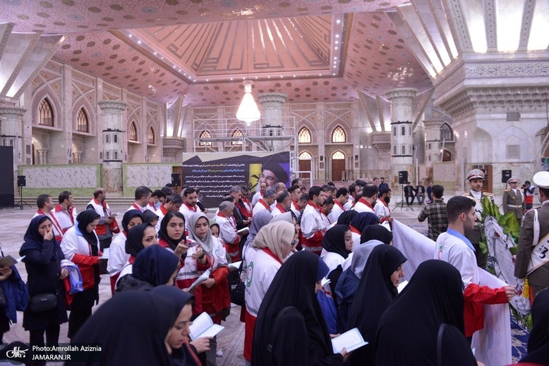 تجدید میثاق اعضای بسیج هلال احمر با آرمان های حضرت امام خمینی (6)