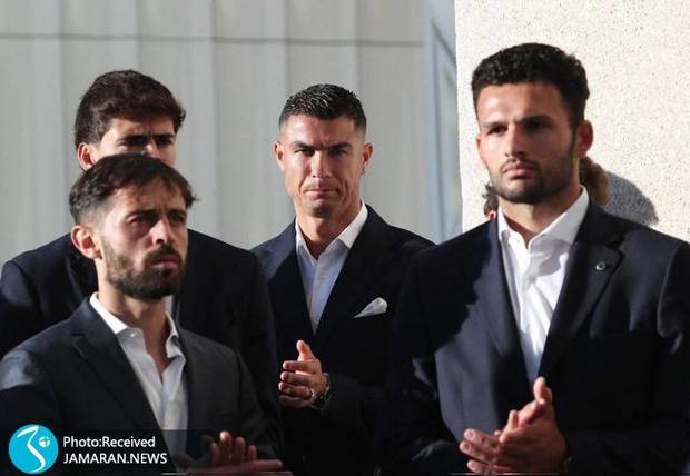 رونالدو بالاخره به یادبود ژوتا رفت+عکس