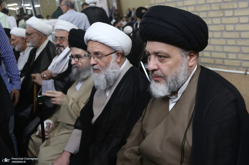 مراسم ترحیم همسر آیت الله العظمی سیستانی در قم