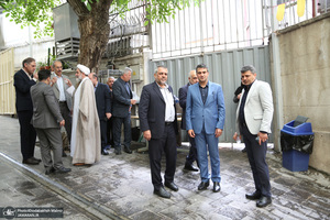 بازدید گروهای مردمی به مناسبت سی و چهارمین سالگرد حضرت امام خمینی از جماران