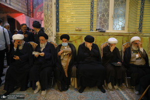 مراسم بزرگداشت همسر مرحوم آیت الله سید حسن طاهری خرم آبادی 