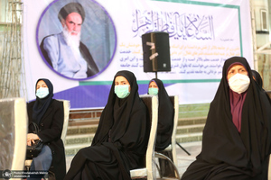 مراسم سالروز میلاد حضرت زهرا(س) و امام خمینی(ره) در حرم مطهر بنیانگذار جمهوری اسلامی ایران