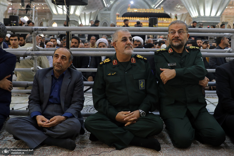 حضور شخصیت های سیاسی و لشکری  در سی و پنجمین سالگرد ارتحال حضرت امام خمینی (س) -1