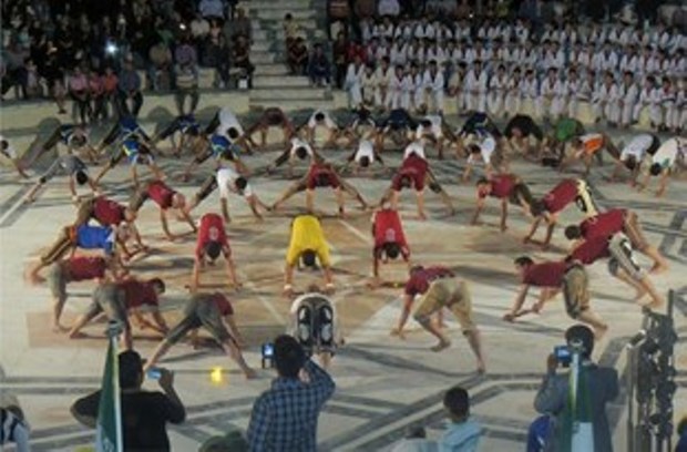 همایش ورزش زورخانه‌ای و پهلوانی کشور در بردسکن برگزار شد