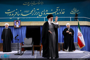 دیدار مسئولان نظام و میهمانان کنفرانس وحدت اسلامى با رهبر معظم انقلاب