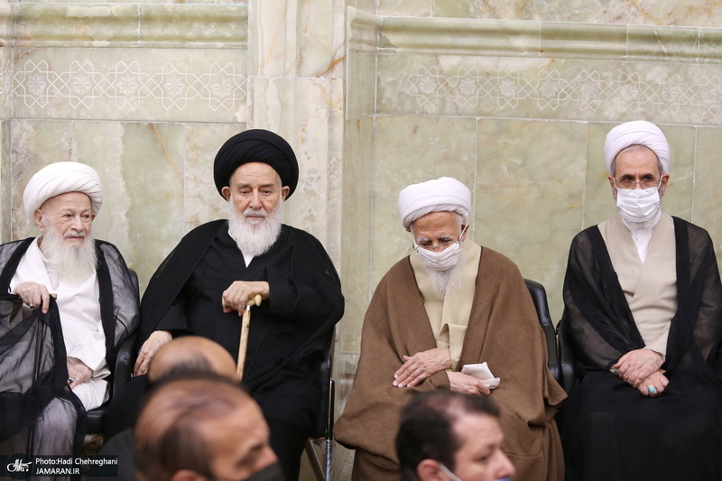 مراسم بزرگداشت همسر آیت الله جوادی آملی در مسجد اعظم قم