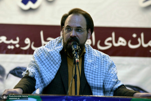 تجدید میثاق فرمانده بسیج و بسیجیان با حضرت امام(س)