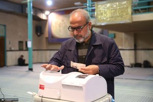 حضور سید حسن خمینی در دور دوم انتخابات مجلس شورای اسلامی