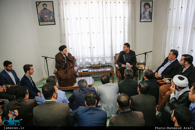 دیدار جمعی از فعالان فضای مجازی با سید حسن خمینی