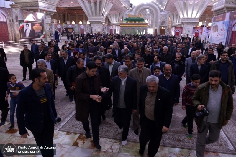 تجدید میثاق وزیر و کارکنان وزارت فرهنگ و ارشاد اسلامی با آرمان های امام خمینی(س)