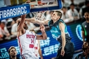 شکست تیم بسکتبال پتروشیمی مقابل قزاقستان
