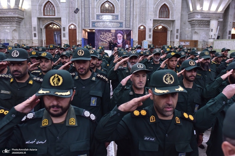 تجدید میثاق فرماندهان و پرسنل تیپ مکانیزه 20 رمضان نیروی زمینی با آرمان‌های امام راحل (ره)