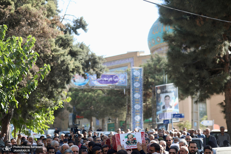 مراسم تشييع سردار عليرضا افشار