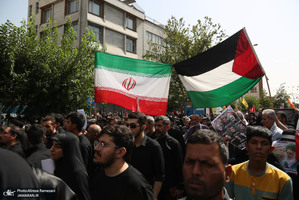 مراسم تشییع شهدای جنگ تحمیلی رژیم صهیونیستی در تهران-3