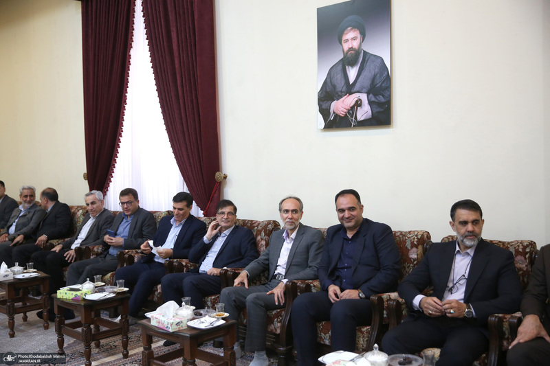 دیدار رئیس و مدیران سازمان حفاظت محیط زیست با سید حسن خمینی