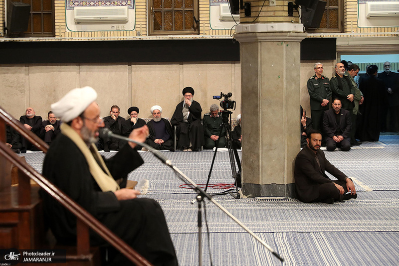 مراسم بزرگداشت شهید حاج قاسم سلیمانی و همرزمانش در حسینیه امام خمینی (ره)