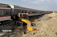 خارج شدن قطار مشهد یزد از ریل (7)