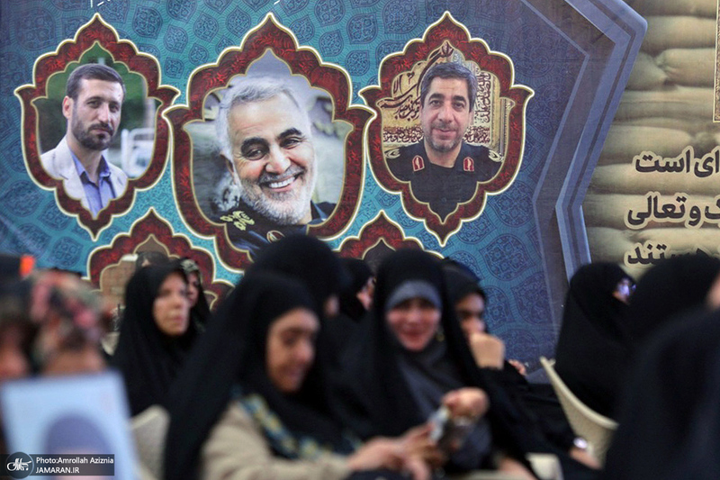 تجدید میثاق خانواده معظم شهدای سازمان حفاظت اطلاعات سپاه با آرمان های حضرت امام خمینی (س)