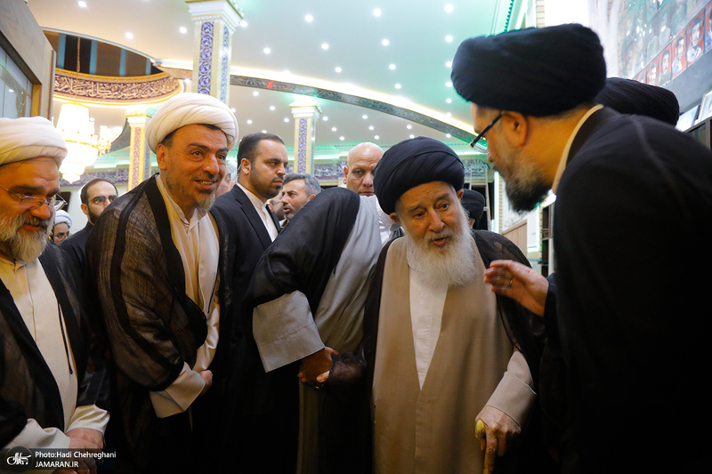 مراسم ختم همسر شهید آیت الله سید مصطفی خمینی (ره) -1