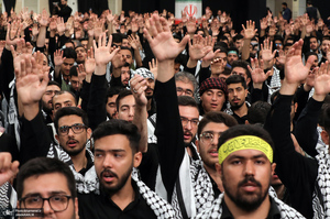 عزاداری هیئت‌های دانشجویی به مناسبت اربعین در حسینیه امام خمینی