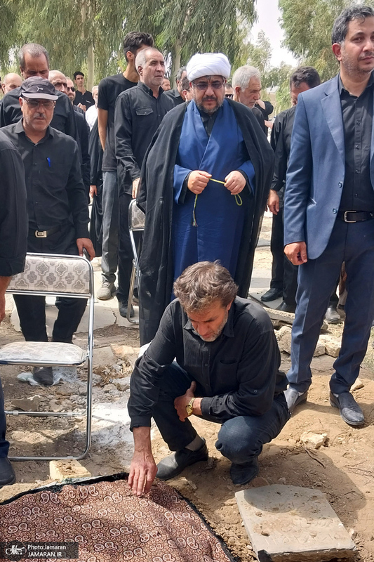 مراسم تشییع و خاکسپاری آیت الله حسن صانعی (ره) در قم