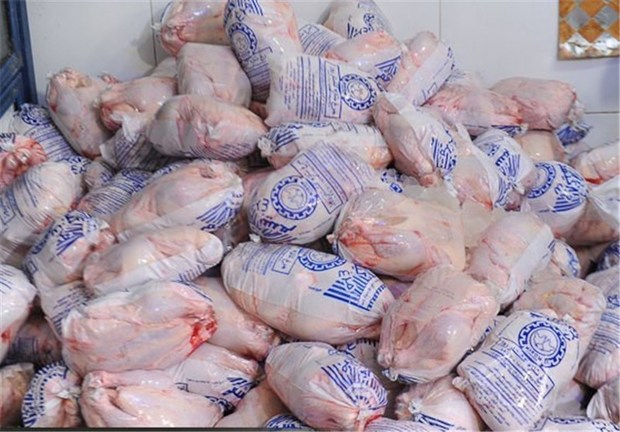 ذخیره سازی 340 تن مرغ منجمد در چهارمحال و بختیاری