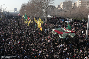 حضور میلیون ها تهرانی در تشییع پیکر مطهر سردار قاسم سلیمانی - 8