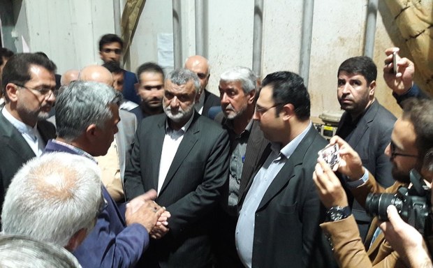 وزیر جهاد کشاورزی از کارخانه کنسانتره شاهرود بازدید کرد
