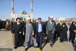 مراسم تشییع آیت الله موسوی تبریزی (ره)