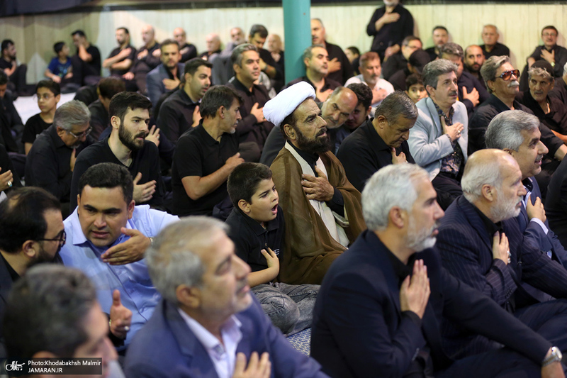 مراسم عزاداری هیئت جامعه اسلامی ورزشکاران در حسینیه جماران