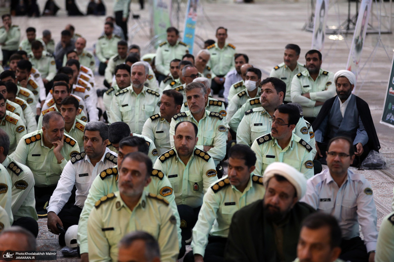 مراسم تجدید میثاق فرماندهان و کادر فراجا با آرمان‌های امام راحل