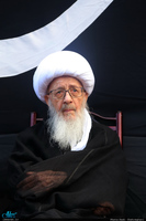 عزاداری آیت الله العظمی وحید خراسانی در سالروز شهادت حضرت فاطمه(س) 