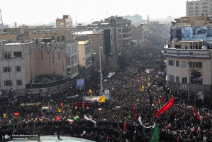 حضور میلیون ها تهرانی در تشییع پیکر مطهر سردار قاسم سلیمانی - 3