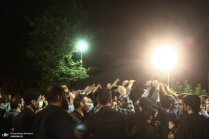 وداع با پیکر استاد فاطمی نیا (ره) در دانشگاه امام صادق (ع)