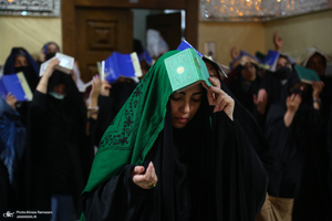 مراسم احیای شب بیست و یکم ماه رمضان در حرم مطهر امام رضا (ع)