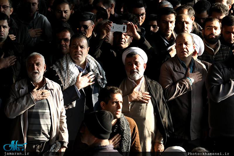 اقامه نماز رهبر معظم انقلاب بر پیکر حجت‌الاسلام والمسلمین هاشمی رفسنجانی