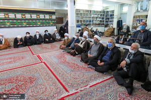 مراسم عزاداری و سوگواری ایام فاطمیه در دفتر آیت الله العظمی صانعی (ره)