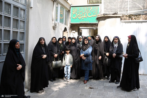 بازدید جمعی از بسیجیان صدا سیماء از جماران