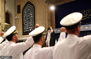 دیدار کارکنان و خانواده‌های ناوگروه ۸۶ ارتش جمهوری اسلامی ایران با رهبر معظم انقلاب