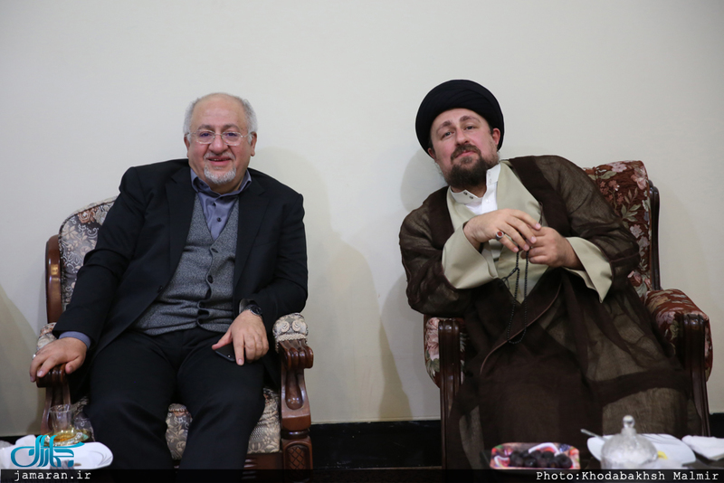 دیدار اعضای شورای اسلامی شهر تهران با سید حسن خمینی 