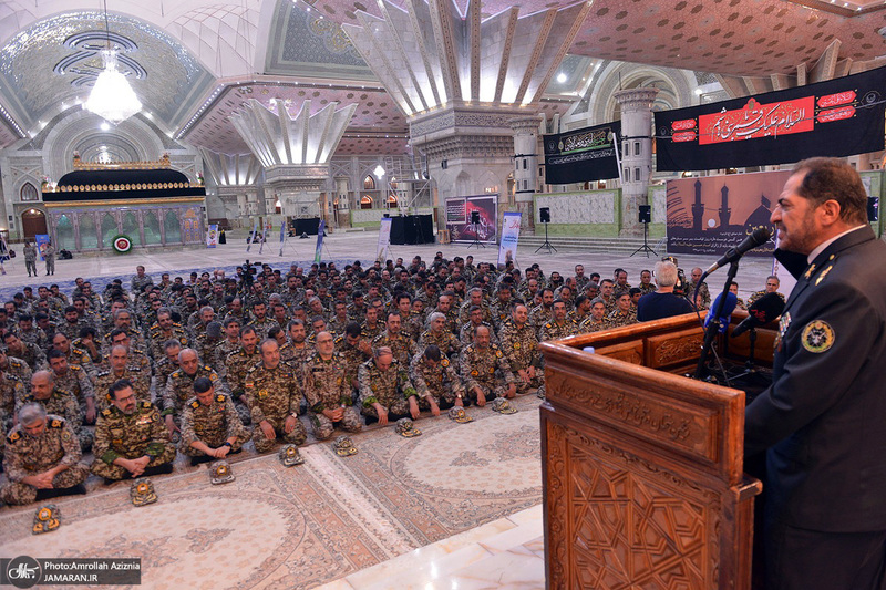 تجدید میثاق فرماندهان و کارکنان نیروی پدافند هوایی ارتش با آرمان های حضرت امام (س)
