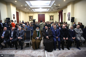 دیدار رئیس، مدیران و کارکنان ستاد اجرایی فرمان امام (ره) با سید حسن خمینی