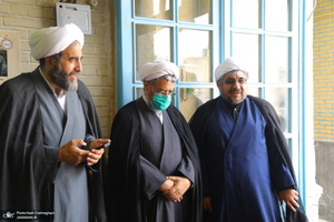 مراسم تشییع و خاکسپاری آیت الله حسن صانعی (ره) در قم