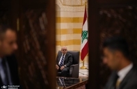 دیدار علی لاریجانی با نواف سلام (3)