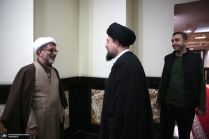 دیدار دبیر شورای عالی انقلاب فرهنگی  باسید حسن خمینی