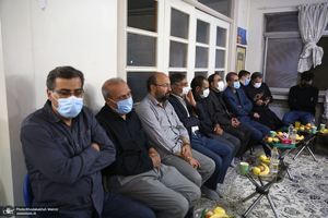 حضور سید حسن خمینی در منزل مرحوم حجت الاسلام و المسلمین دعایی (ره)