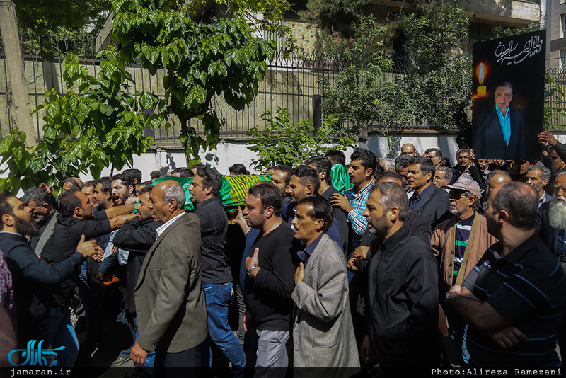 مراسم تشییع مرحوم قاسم افشار 