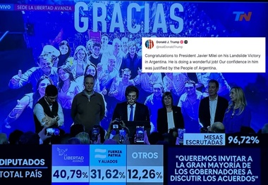 پیروزی بزرگ حزب میلی در انتخابات سرنوشت‌ساز آرژانتین/ ترامپ تبریک گفت