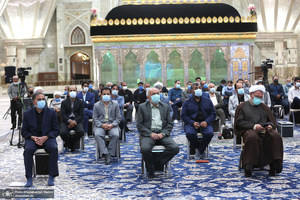 تجدید میثاق سرپرست و کارکنان موسسه تنظیم و نشر آثار امام خمینی(س) با آرمان های بنیانگذار جمهوری اسلامی