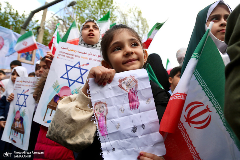 یادبود چهلمین روز شهادت مظلومانه دانش‌آموزان میناب در پی حملات وحشیانه صهیونی-آمریکایی